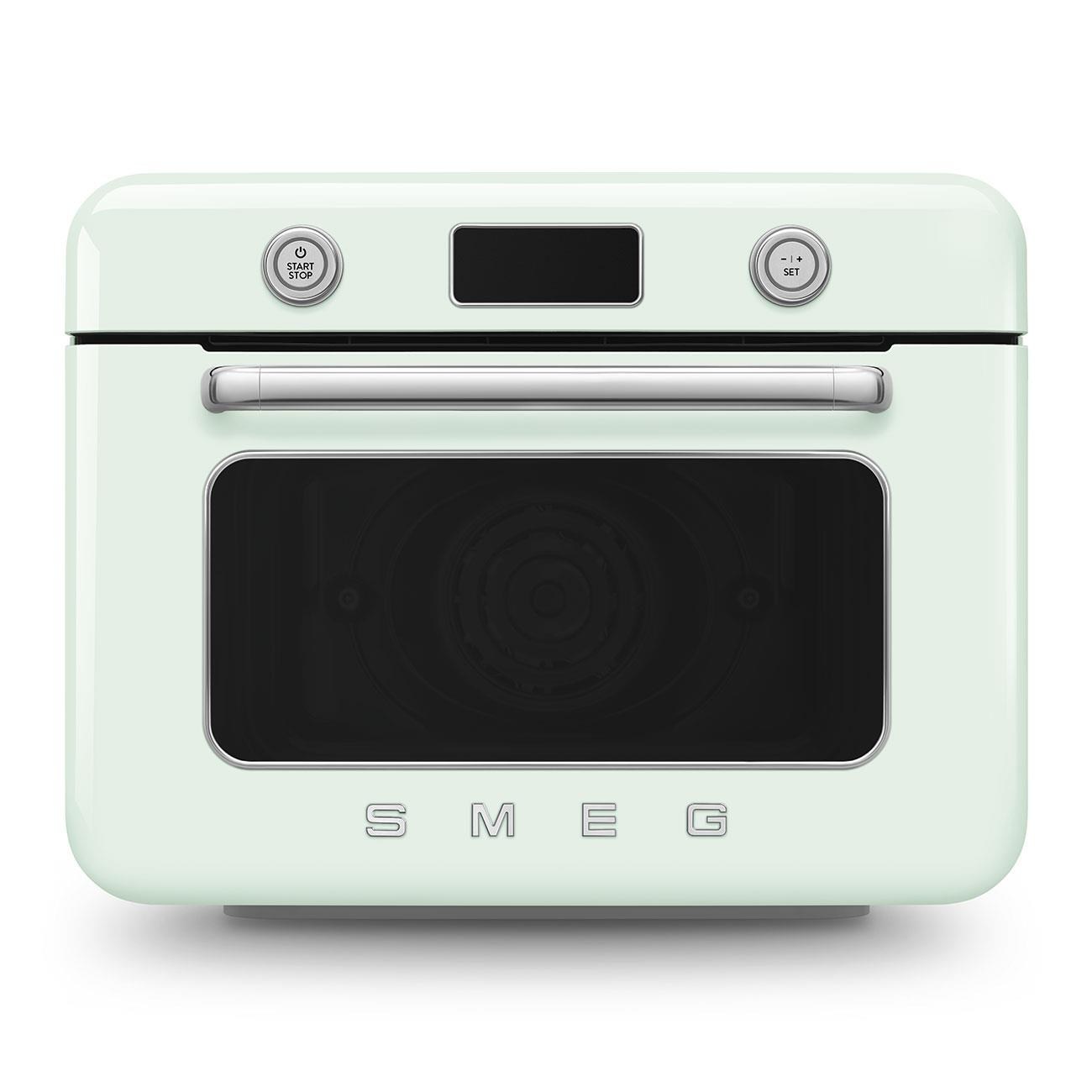 SMEG COF01PGEU RETRO SERİSİ SOLO TEZGAH ÜSTÜ KOMBİ BUHARLI FIRIN PASTEL YEŞİL