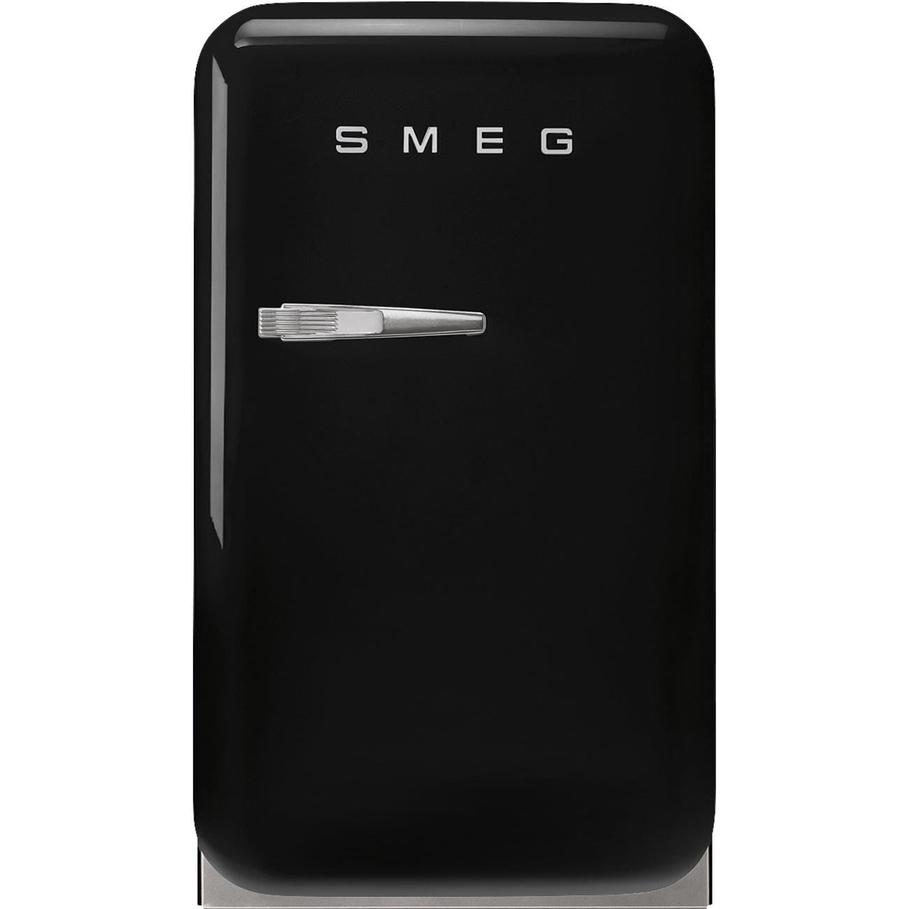Smeg Fab5 Siyah Retro Mini Buzdolabı Sağ Menteşe