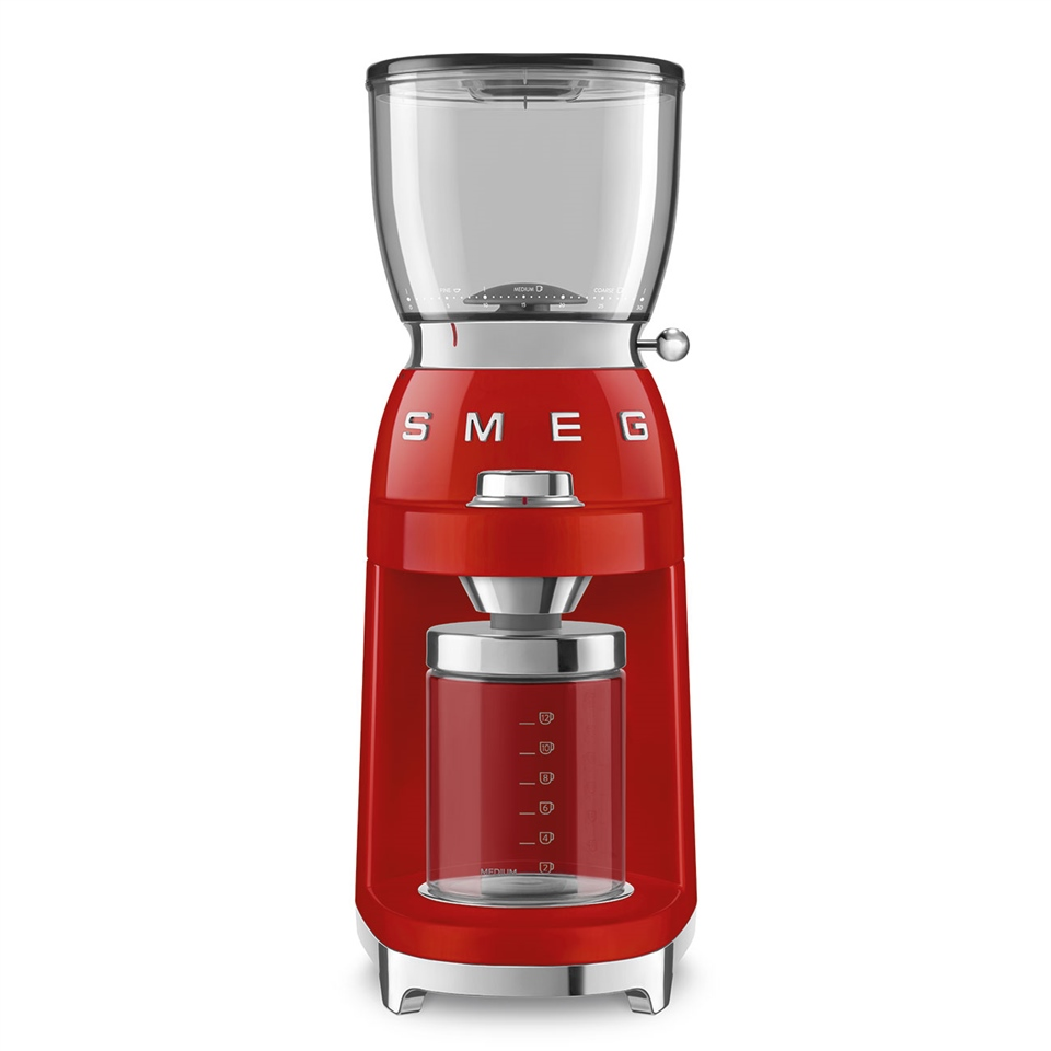 Smeg Kahve Öğütücü Kırmızı CGF01RDEU