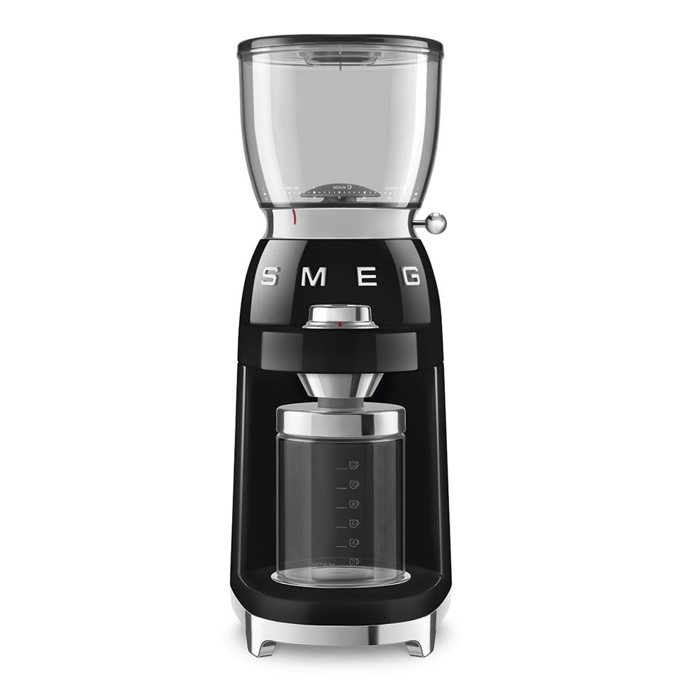 Smeg Kahve Öğütücü Siyah CGF01BLEU
