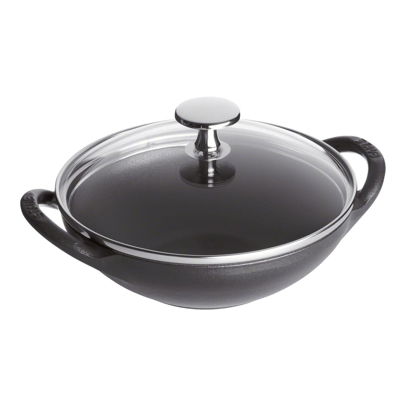 Staub LA COCOTTE Demir Döküm Wok Tava  Siyah 16cm - 405113010