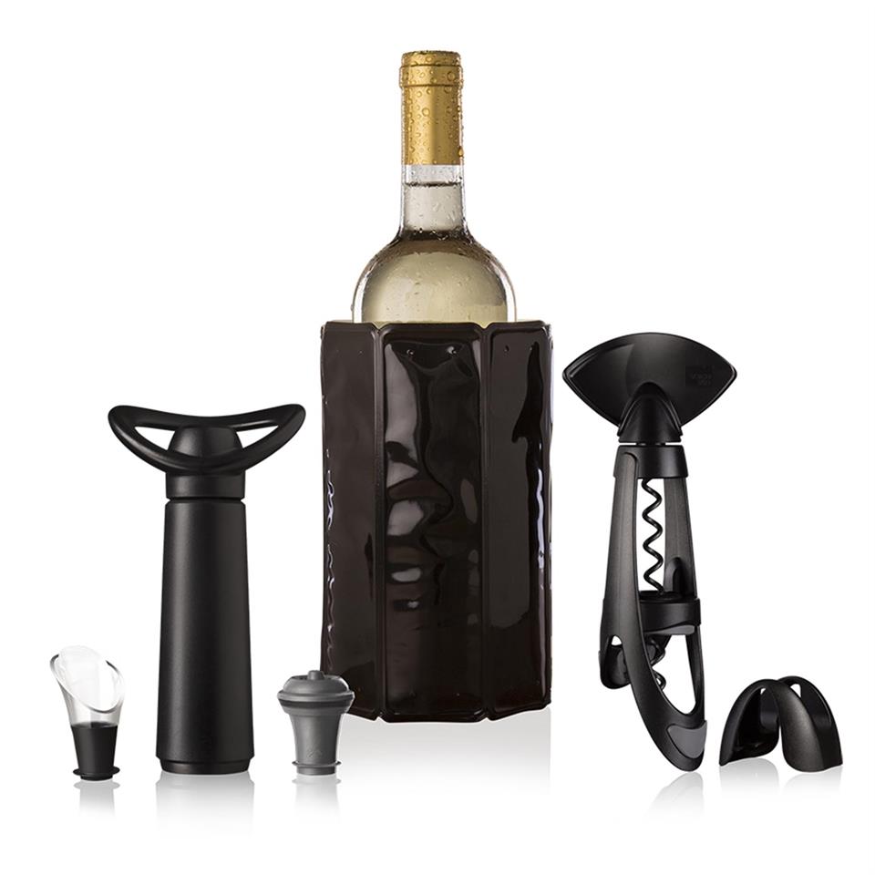 Vacu Vin Şarap Seti, Orijinal Plus (6 Parça), Kutulu