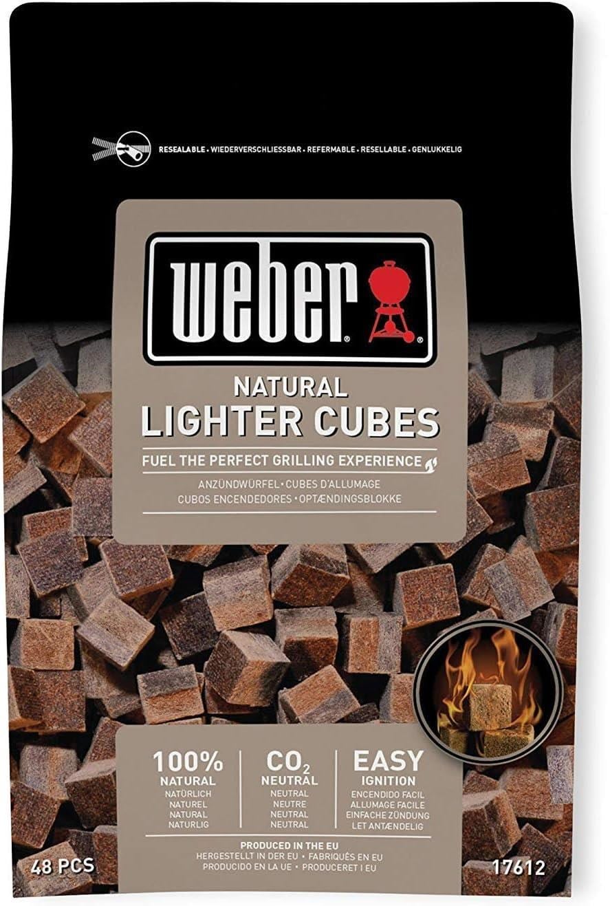 Weber 17612 Doğal Çakmak Küpleri - Natural Lighter Cubes