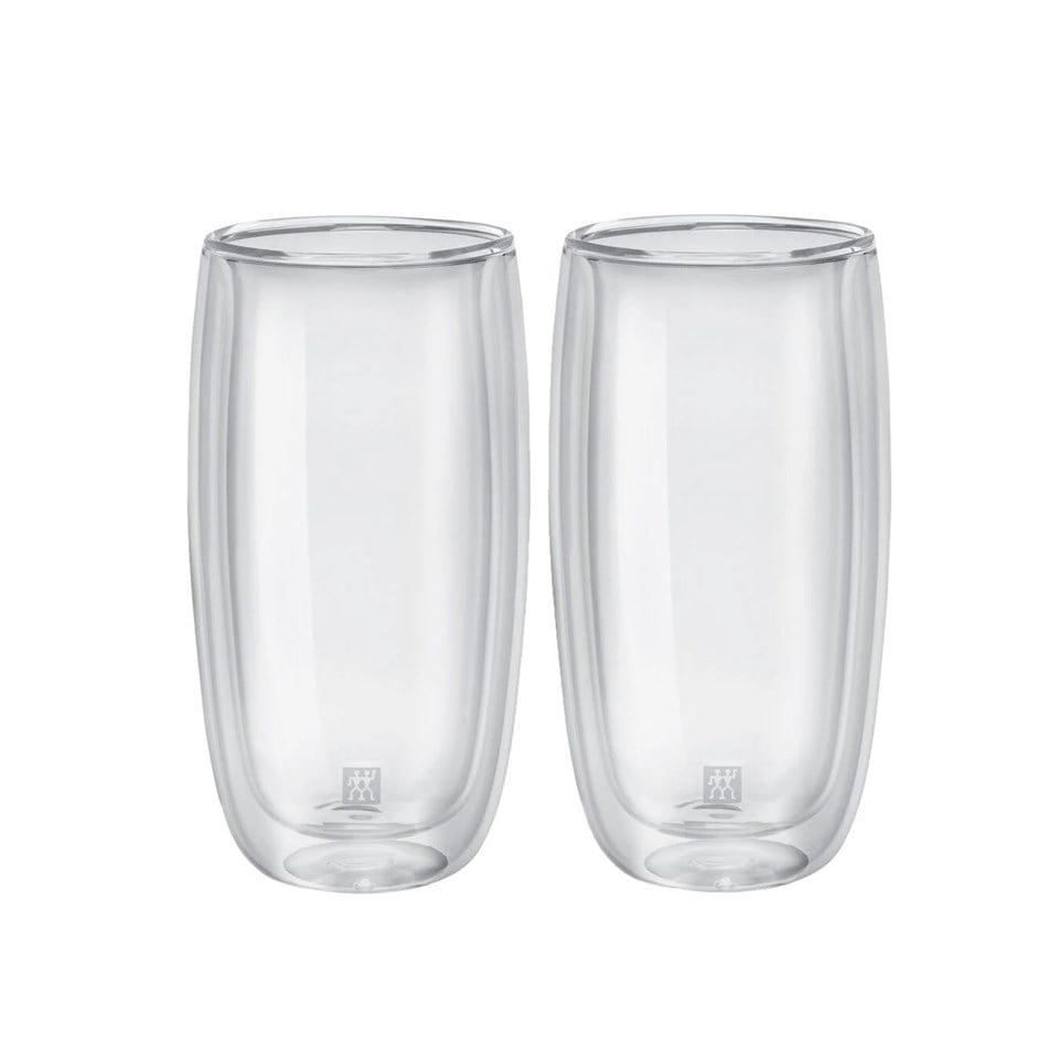 Zwilling Çift Camlı 2'Li Soğuk İçecek Bardağı Seti - 474 ML