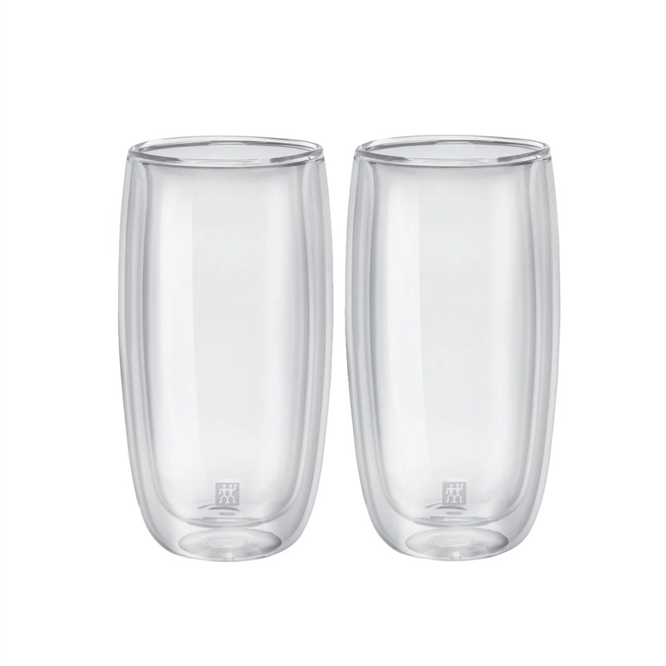 Zwilling Çift Camlı 2'Li Soğuk İçecek Bardağı Seti - 474 ML