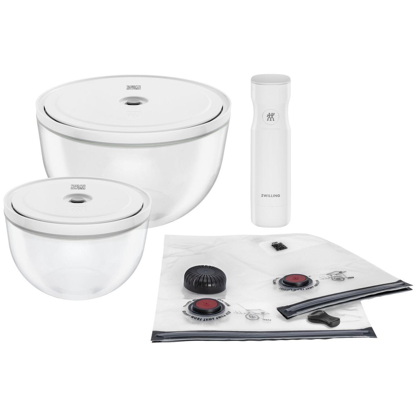ZWILLING Fresh & Save BOWLS Vakumlu Başlangıç Seti Cam M/L 9-Parça - 1031014