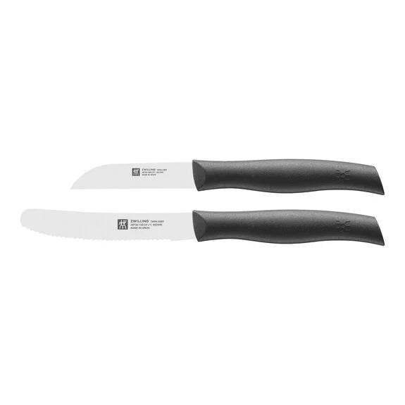 Zwilling Twin Grip 2 Parça Paslanmaz Çelik Bıçak Seti Siyah - 381592000
