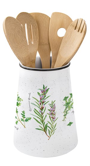 Easy Life Herbarium Porselen Bambu 5 Parça Servis Takımlı  Ø 15cm x 19 cm - 2219 HERU