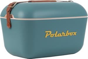 Polarbox 9312 Deri Kayışlı Blue - Marine Classic 20Lt. Taşınabilir Soğuk&Sıcak Termos Çanta