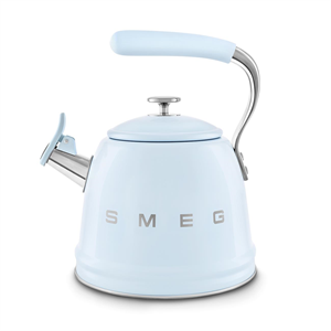 SMEG 50's Style Pastel Mavi  Set Üstü Islıklı Kettle 2.3 L
