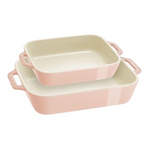 Staub Seramik Fırın Seti 2-Parça Açık Pembe