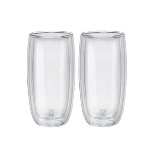 Zwilling Çift Camlı 2'Li Soğuk İçecek Bardağı Seti - 474 ML