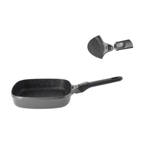 Berghoff Gem Çıkarılabilir Saplı Stay Cool Izgara Kare Tava Gri 24 Cm