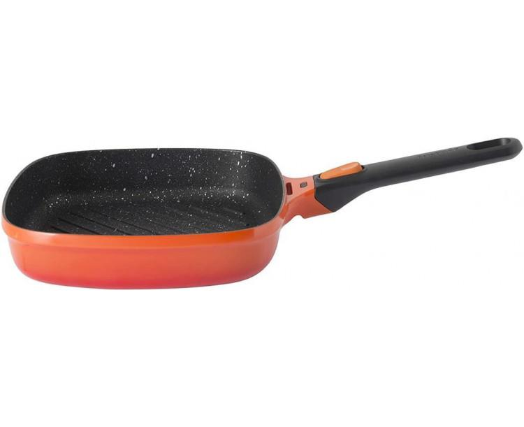 Berghoff Gem Çıkarılabilir Saplı Stay Cool Izgara Tava Turuncu 24 Cm