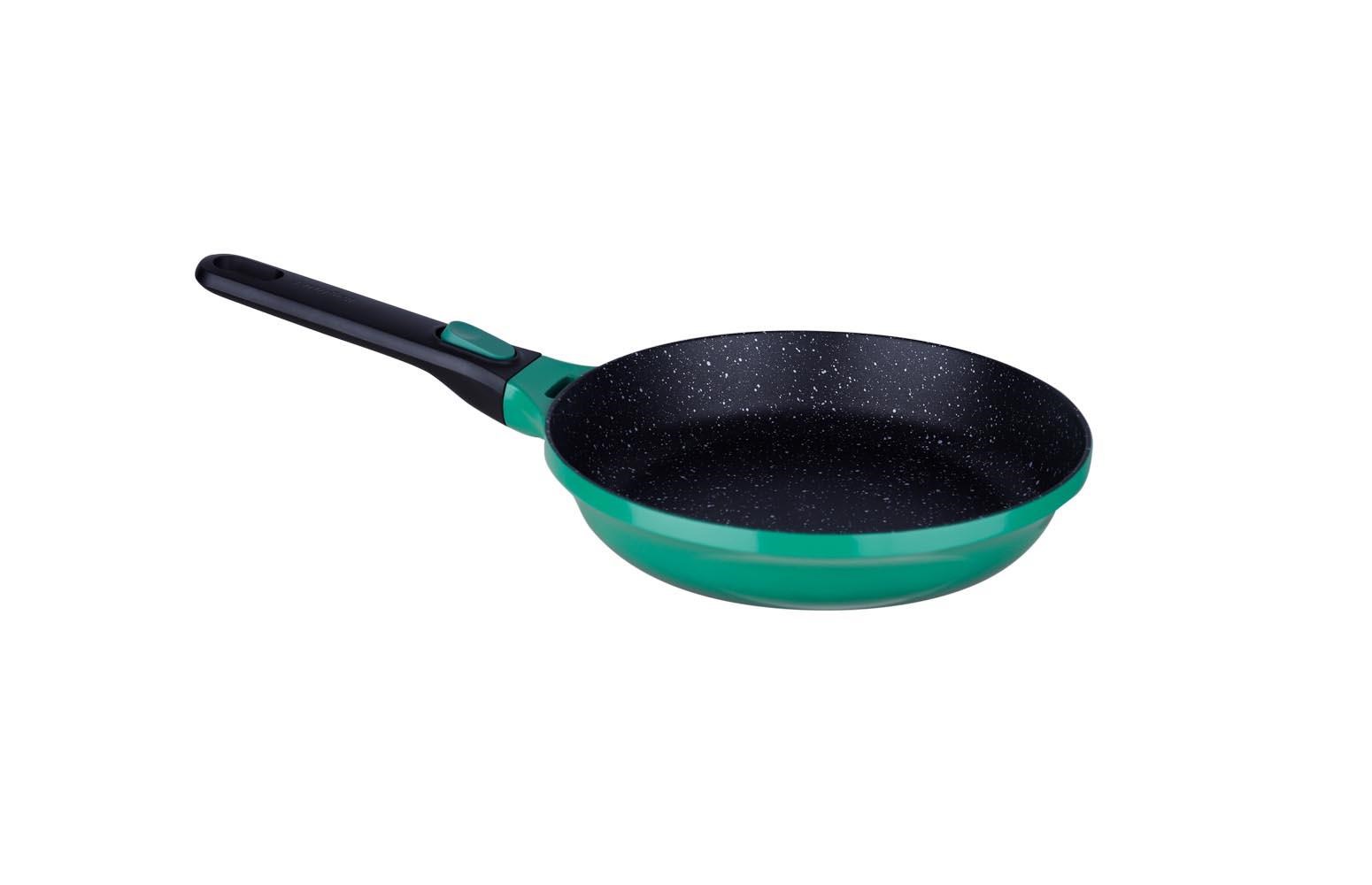 Berghoff Gem Stay Cool Çıkarılabilir Saplı Tava Açık Yeşil 24cm 
