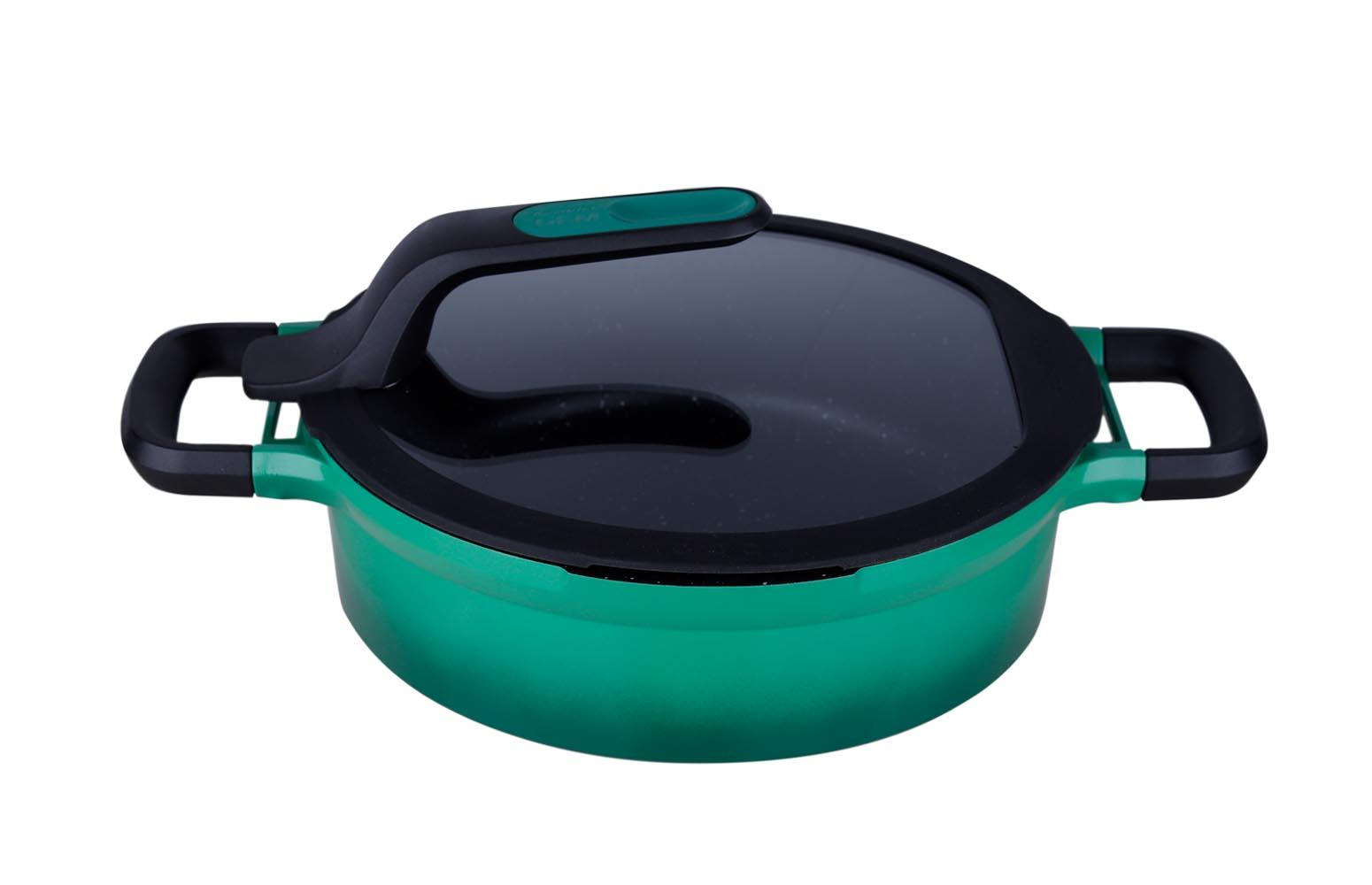 Berghoff Gem Stay Cool Pilav Tenceresi Açık Yeşil 26cm