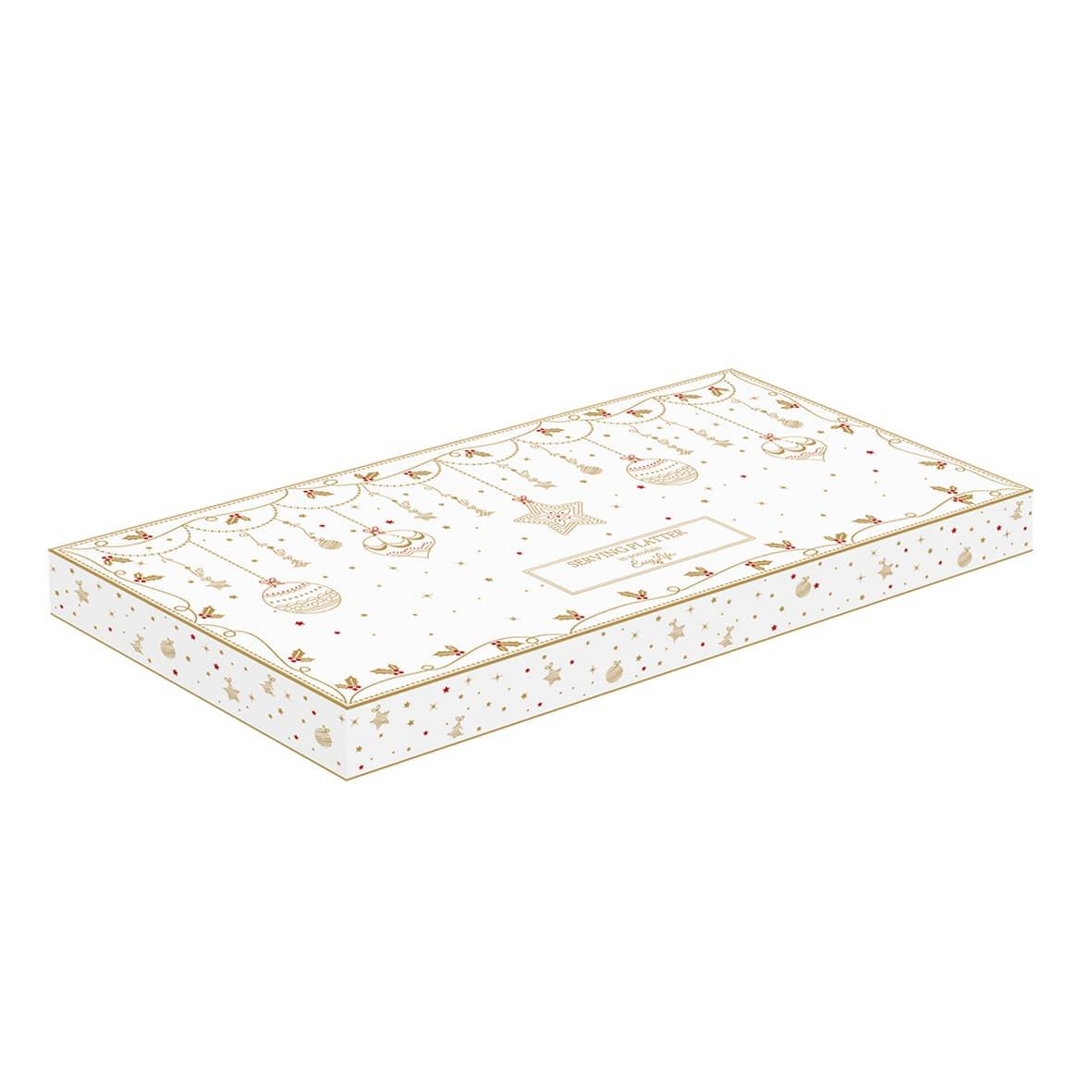 Easy Life Christmas Lights Porselen Servis Tabağı 40cm x 18cm