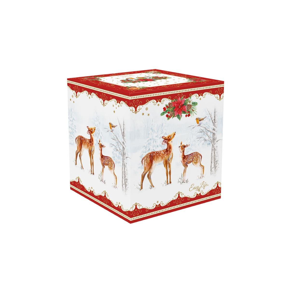 Easy Life Christmas Melody Porselen Kurabiye Kavanozu Ø 14cm h:16cm