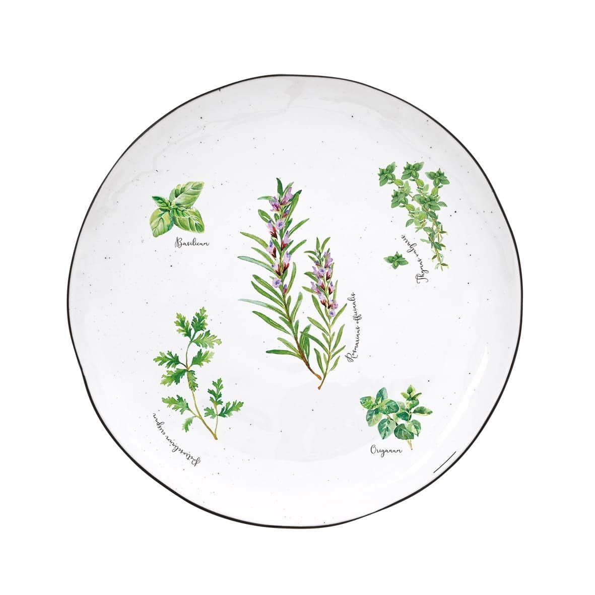 Easy Life Herbarium Porselen Servis Tabağı Ø 26,0 cm