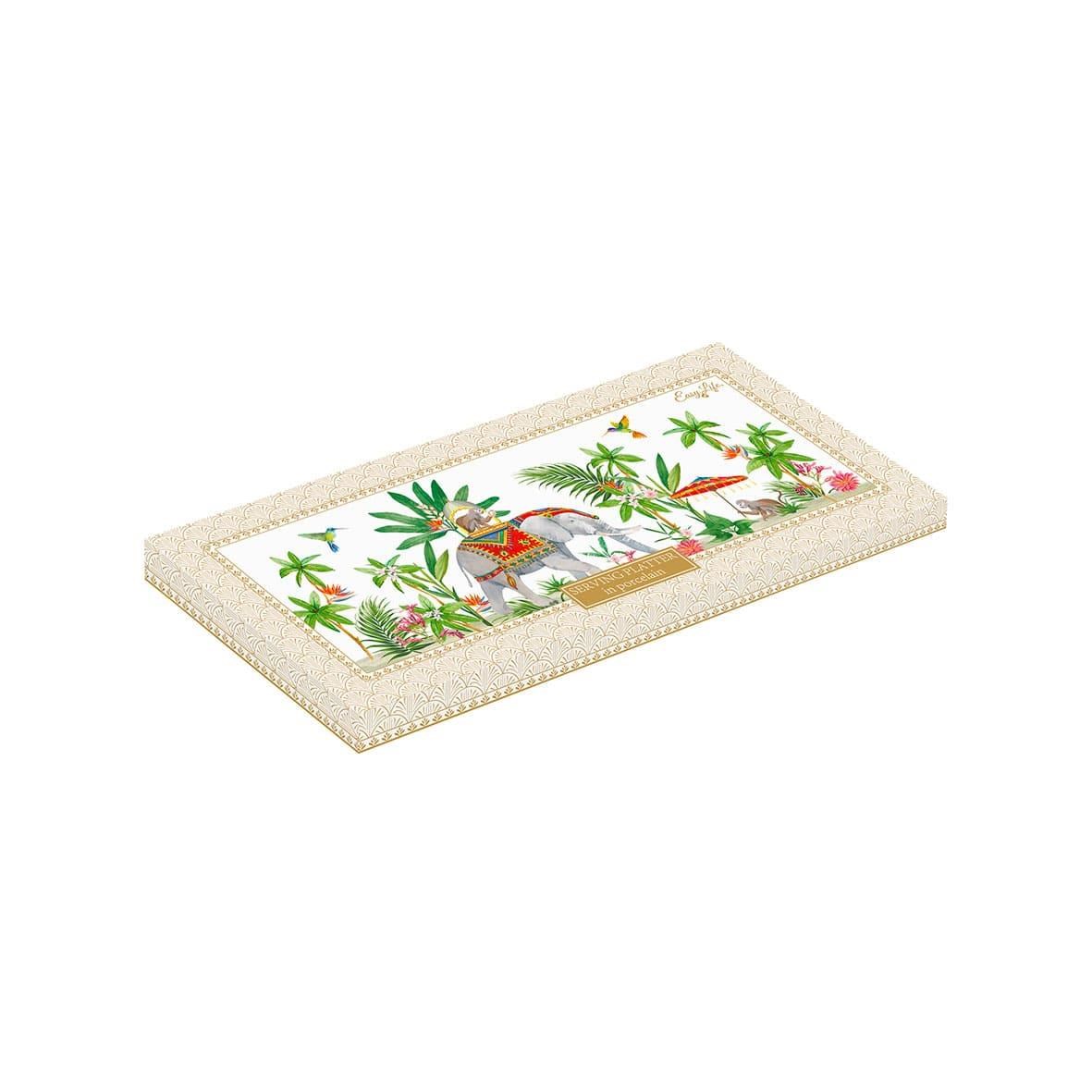 Easy Life Marajah Porselen Oval Servis Tabağı 33,5cm x 15cm