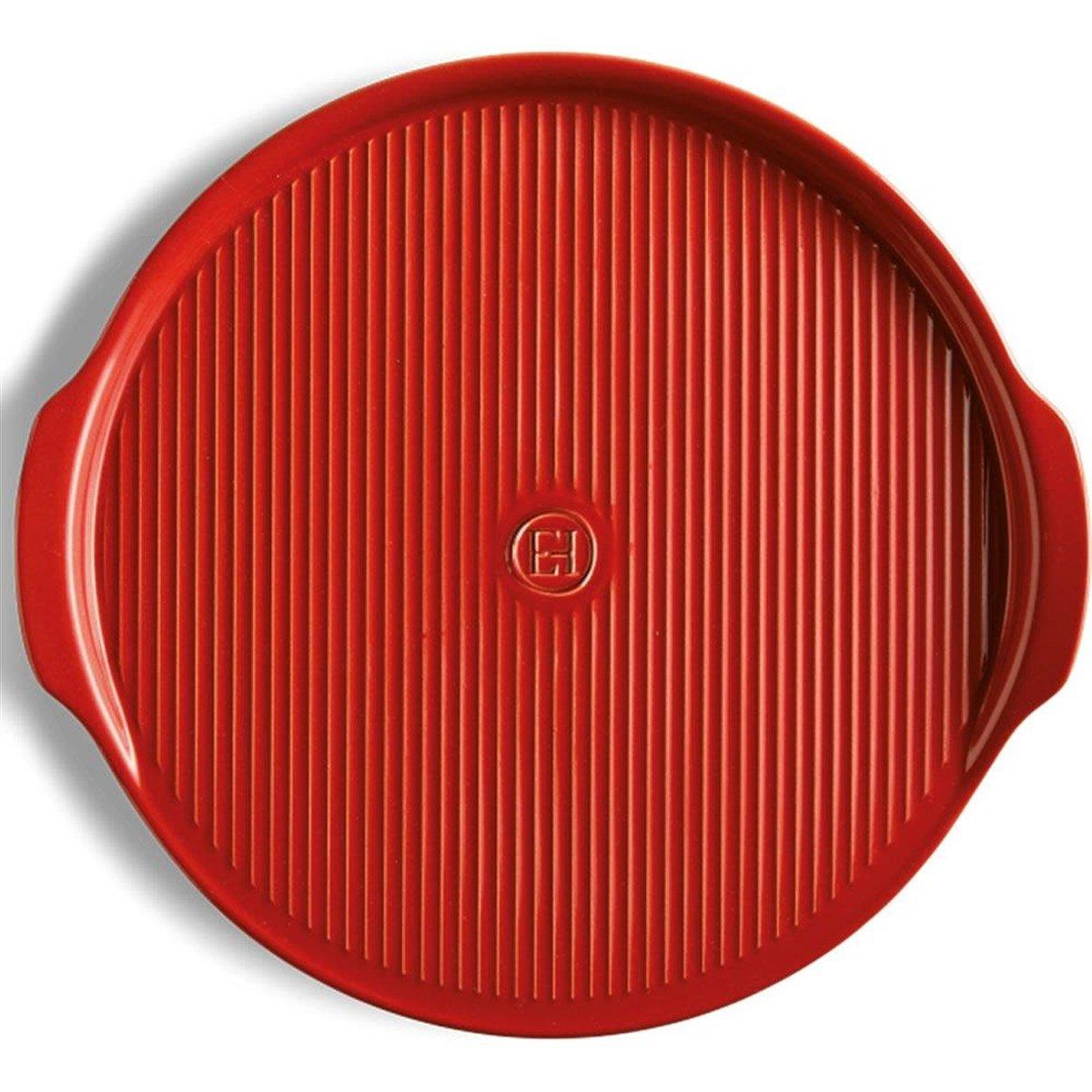Eh Pizza/Fırın Kabı Yuvarlak  40 Cm Kırmızı/Burgundy -347614 - EH347614