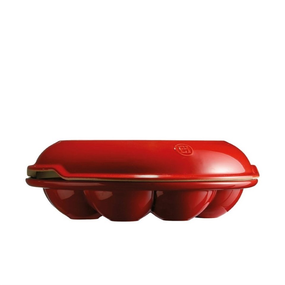 Emile Henry Ekmek Fırın Kabı Yuvarlak 30 Cm Kırmızı Burgundy -345505