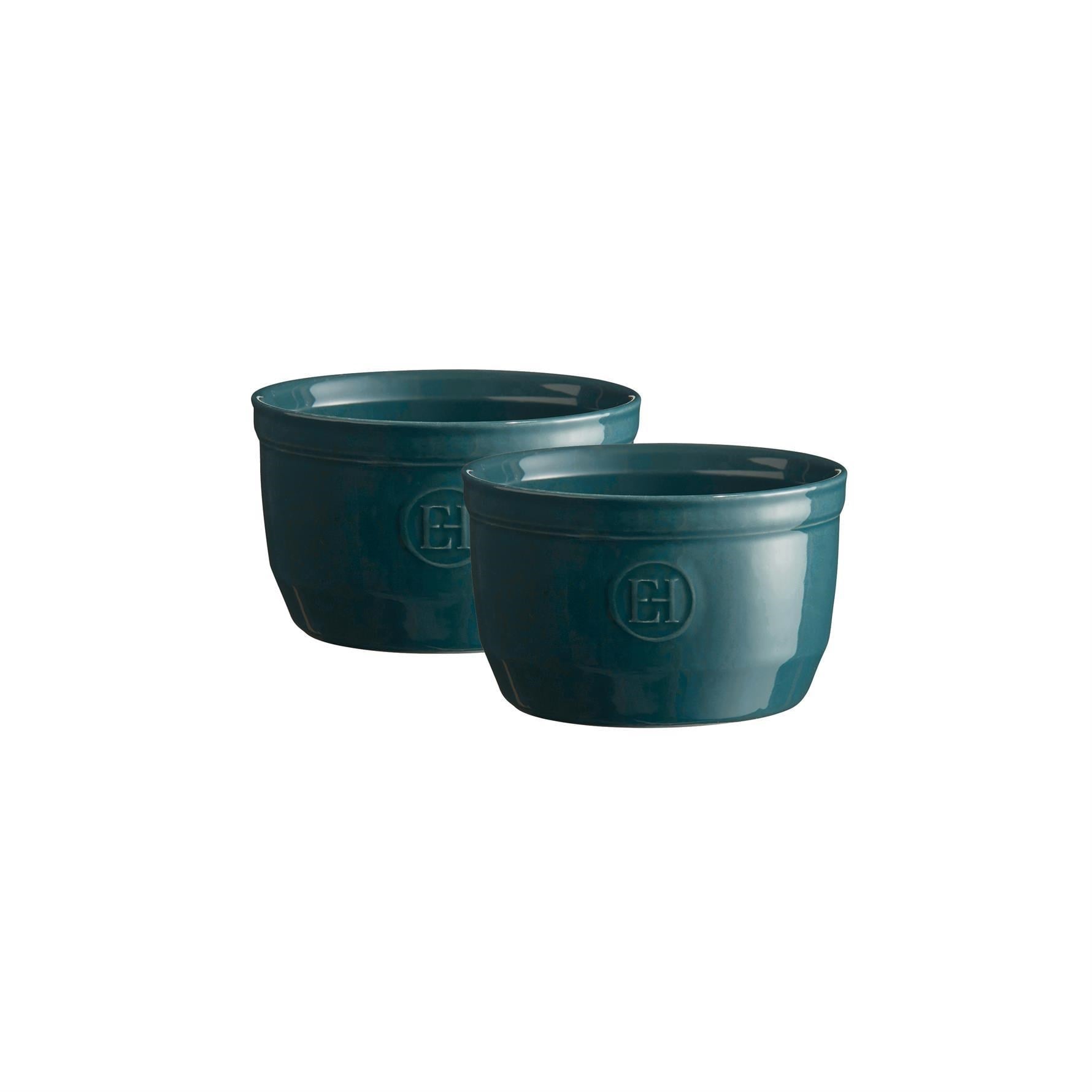 Emile Henry Fırın Kabı Ramekin No.10 Burgundy 2'li Set - EH344010