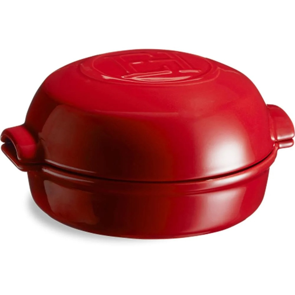 Emile Henry Peynir Eritme Ve Fırın Kabı 20 Cm Kırmızı Burgundy -348417
