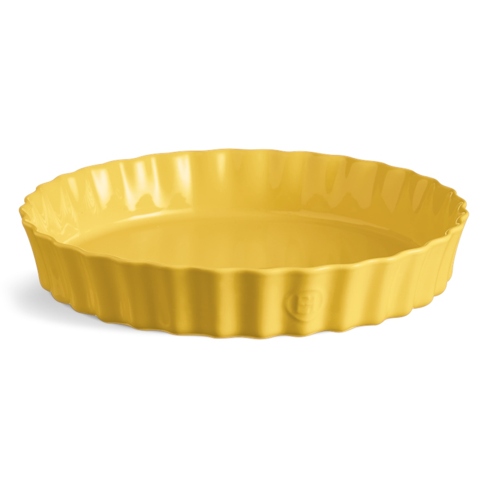 Emile Henry Tart-Börek-Flan Kabı Yuvarlak 32 Cm Sarı/Provence Yellow -906032
