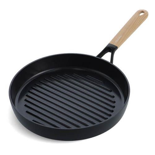GreenPan Eco Smartshape 28Cm Meşe Sap Görünümlü Grill Tava Yuvarlak
