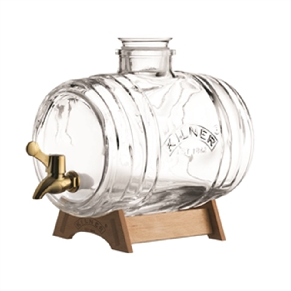 Kilner Ahşap Standlı Sebil Musluklu 3,5 Lt