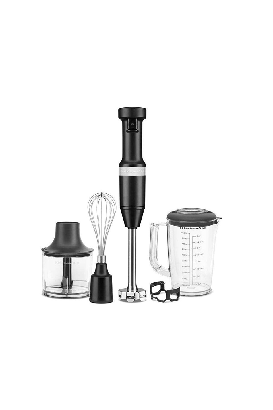 Kitchenaid Aksesuarlı El Blenderi 5KHBV83EBM -Black Matte