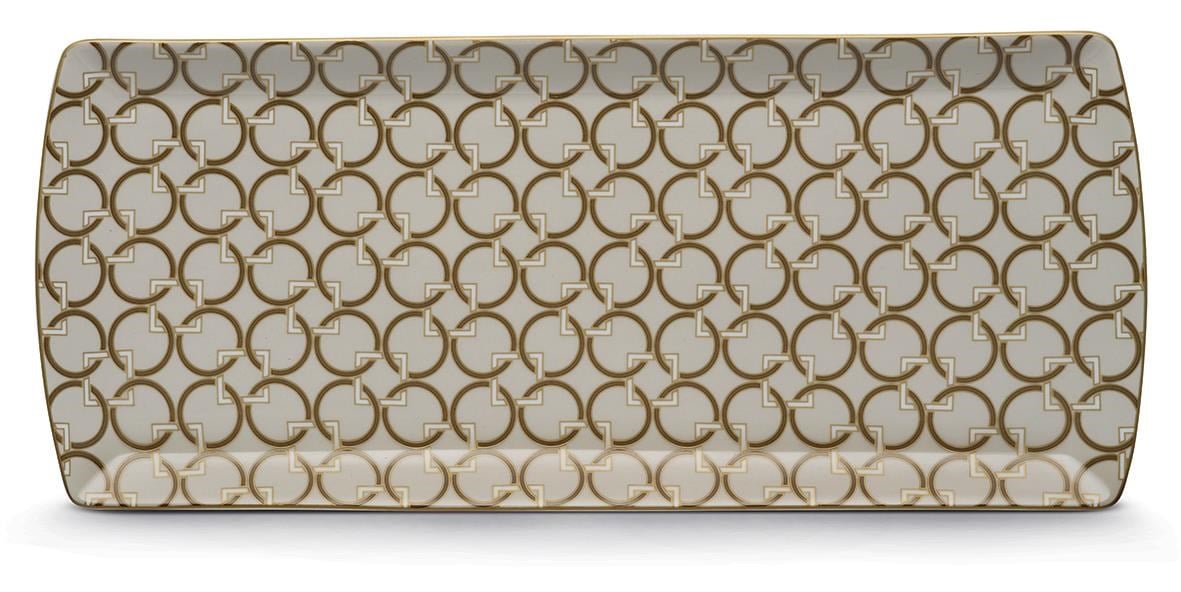 Pozzi Milano Deco Porselen Servis Tabağı 35cm x 15cm - PM0131 DECO