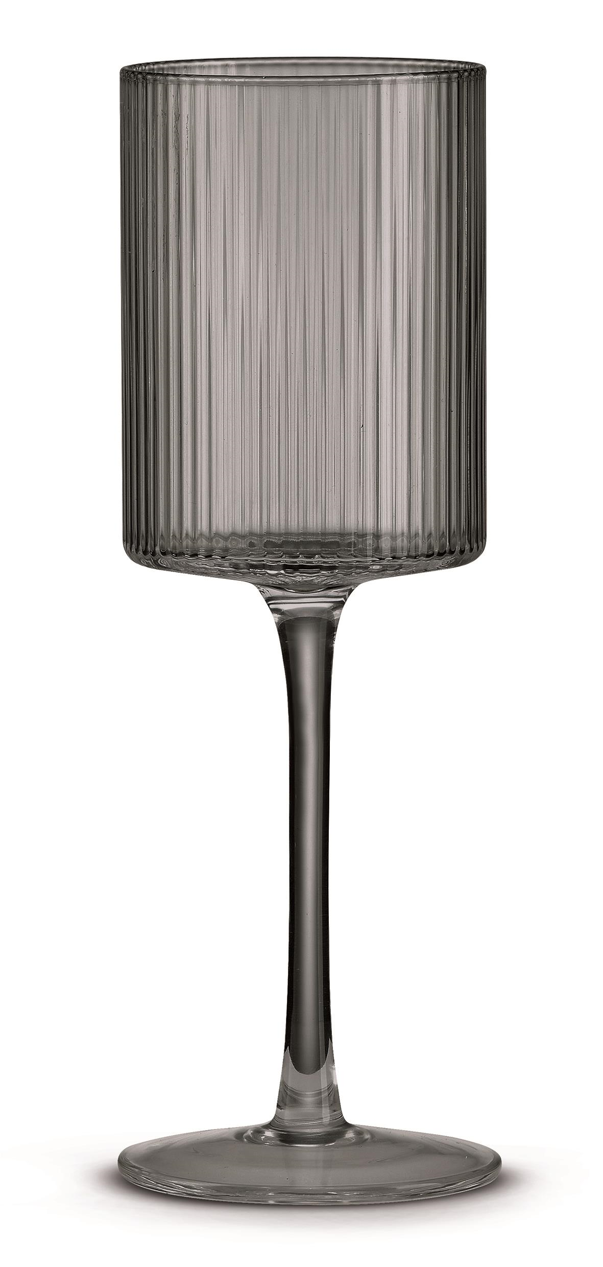 Pozzi Milano Modern Classic 2'li Şarap Kadehi Seti 310ml Gri - PM0156 GREY