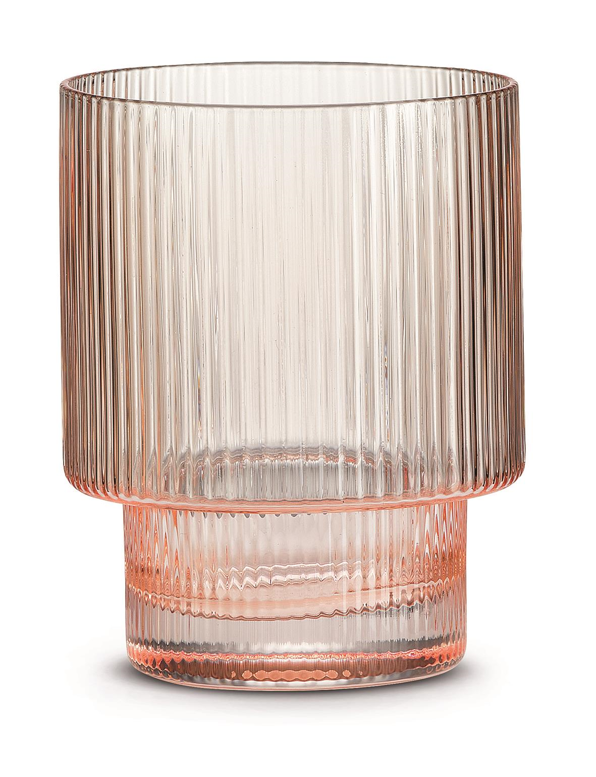 Pozzi Milano Modern Classic 2'li Su Bardağı Seti 320ml Pembe - PM0153 PINK