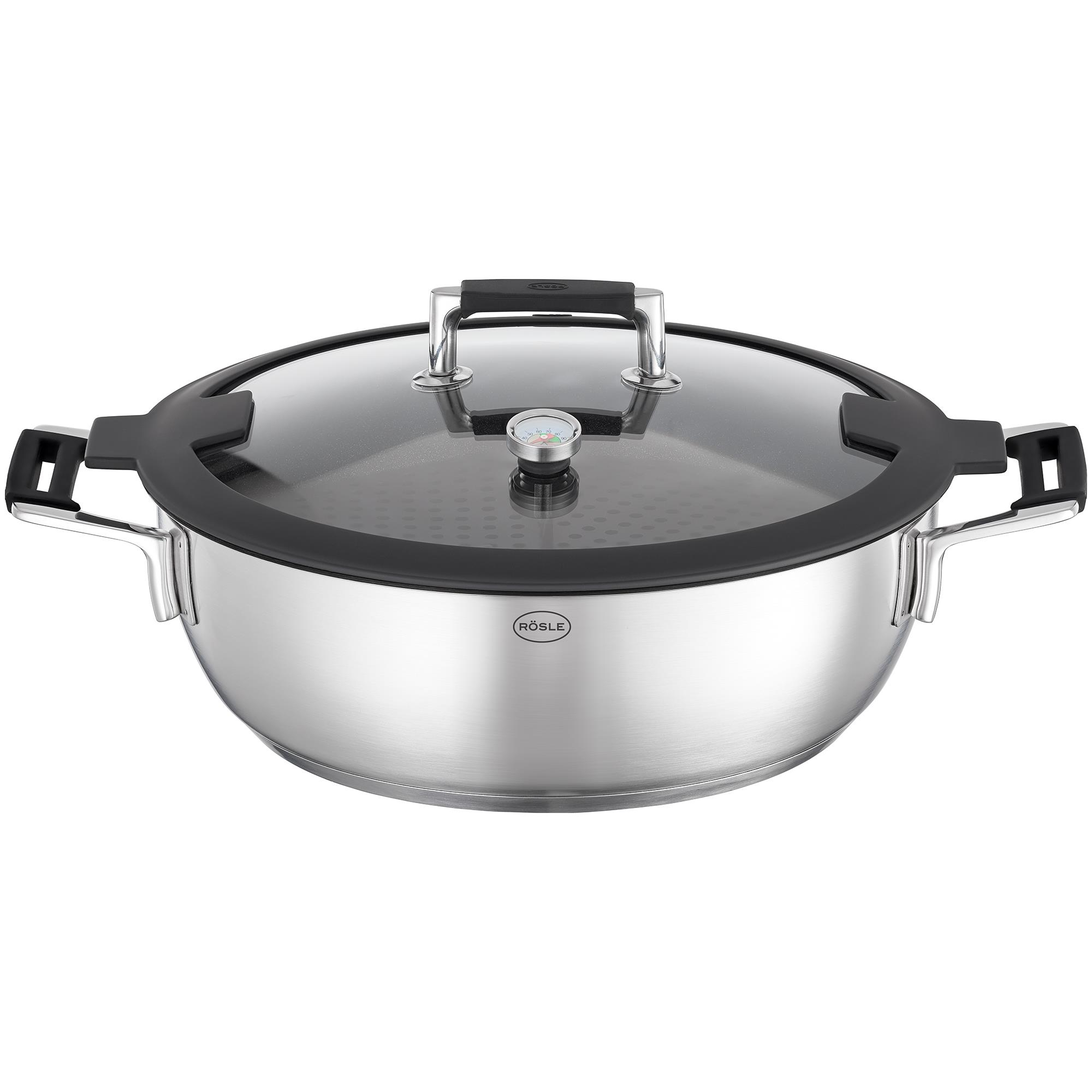 RÖSLE Silence Pro Aroma Buharlı Pişirme Tenceresi Pro Resist 28 cm