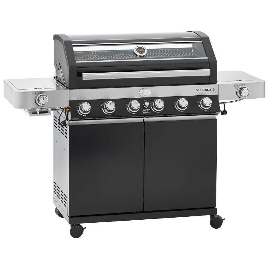 Rösle Videro G6-S Vario Gazlı Barbekü İstasyonu - Siyah