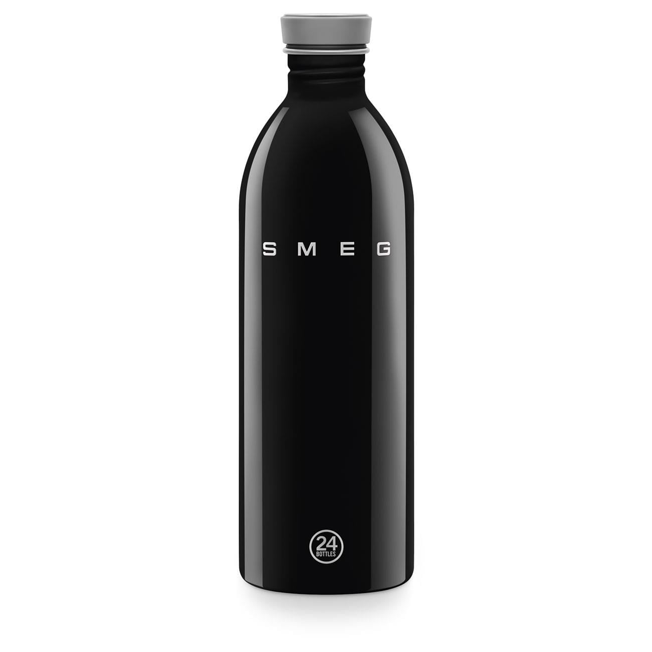 Smeg 50's Style Retro 24 Water Bott Urban Bottle-Matara (Yalıtımsız) 1Lt. Siyah