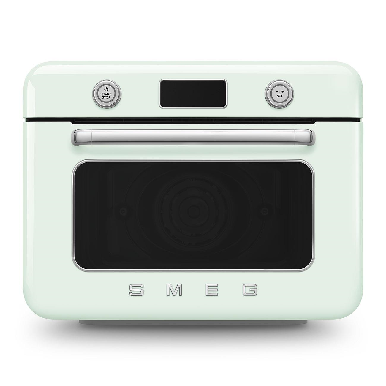 SMEG COF01PGEU RETRO SERİSİ SOLO TEZGAH ÜSTÜ KOMBİ BUHARLI FIRIN PASTEL YEŞİL