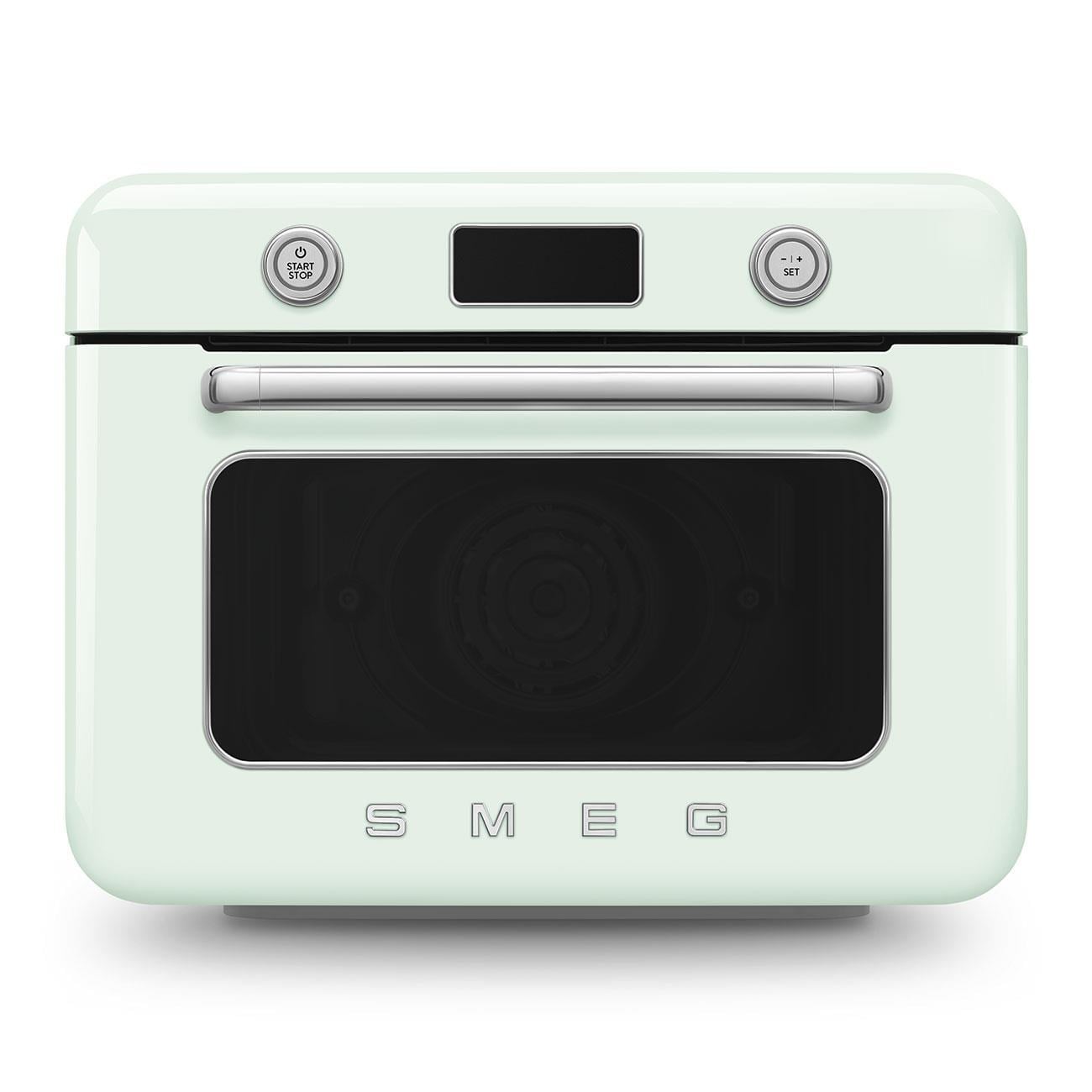 SMEG COF01PGEU RETRO SERİSİ SOLO TEZGAH ÜSTÜ KOMBİ BUHARLI FIRIN PASTEL YEŞİL