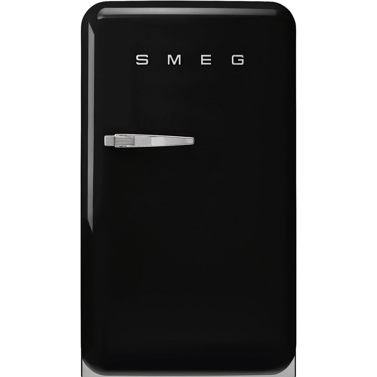 Smeg Fab10 Siyah Retro Mini Buzdolabı Sağ Menteşe