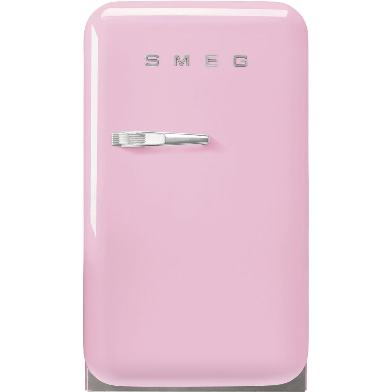 Smeg Fab5 Pembe Retro Mini Buzdolabı Sağ Menteşe