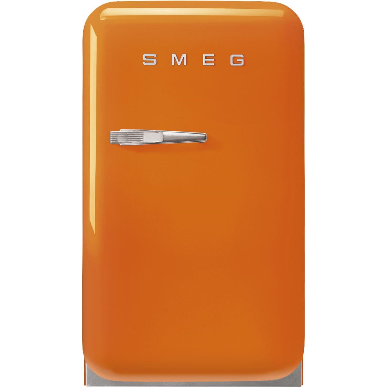 Smeg Fab5 Turuncu Retro Mini Buzdolabı Sağ Menteşe