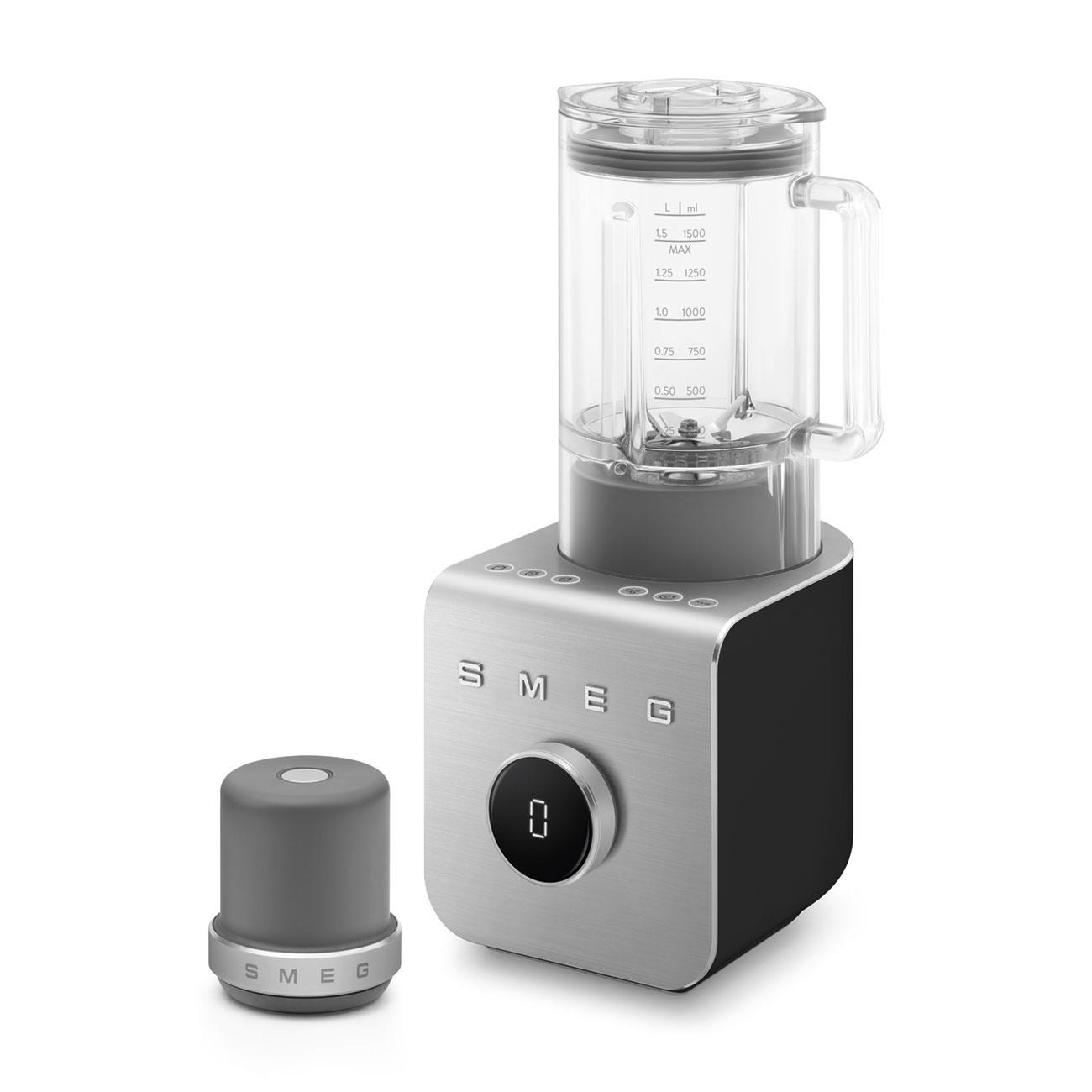 Smeg Power Blender Vakum Aksesuarlı Mat Siyah