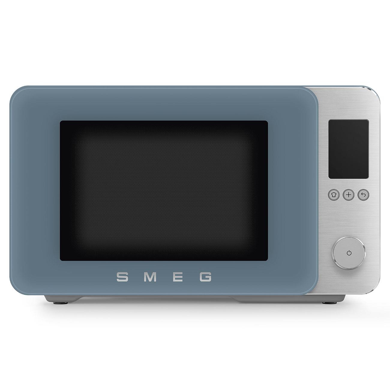 Smeg Retro Solo Kombi Mikrodalga  Storm Blue