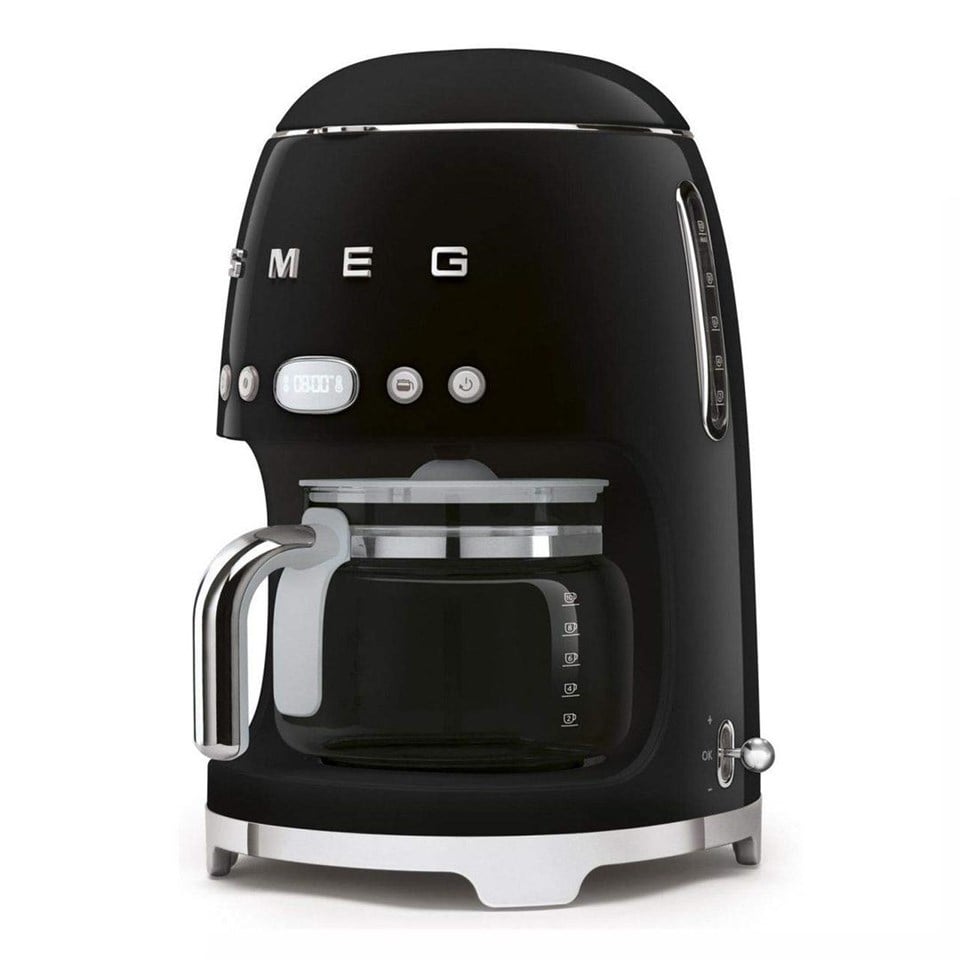 Smeg Siyah Fitre Kahve Makinesi DCF02BLEU