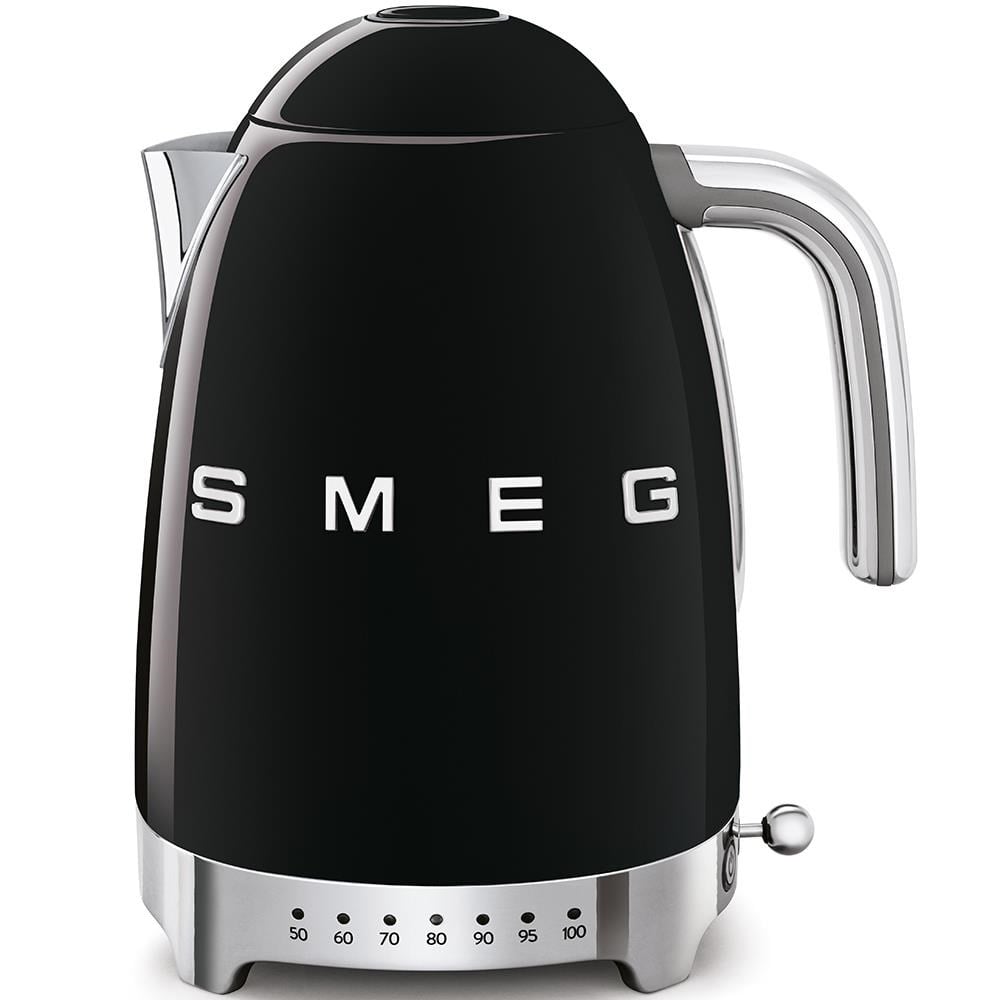 Smeg Siyah Isı Ayarlı Kettle KLF04BLEU