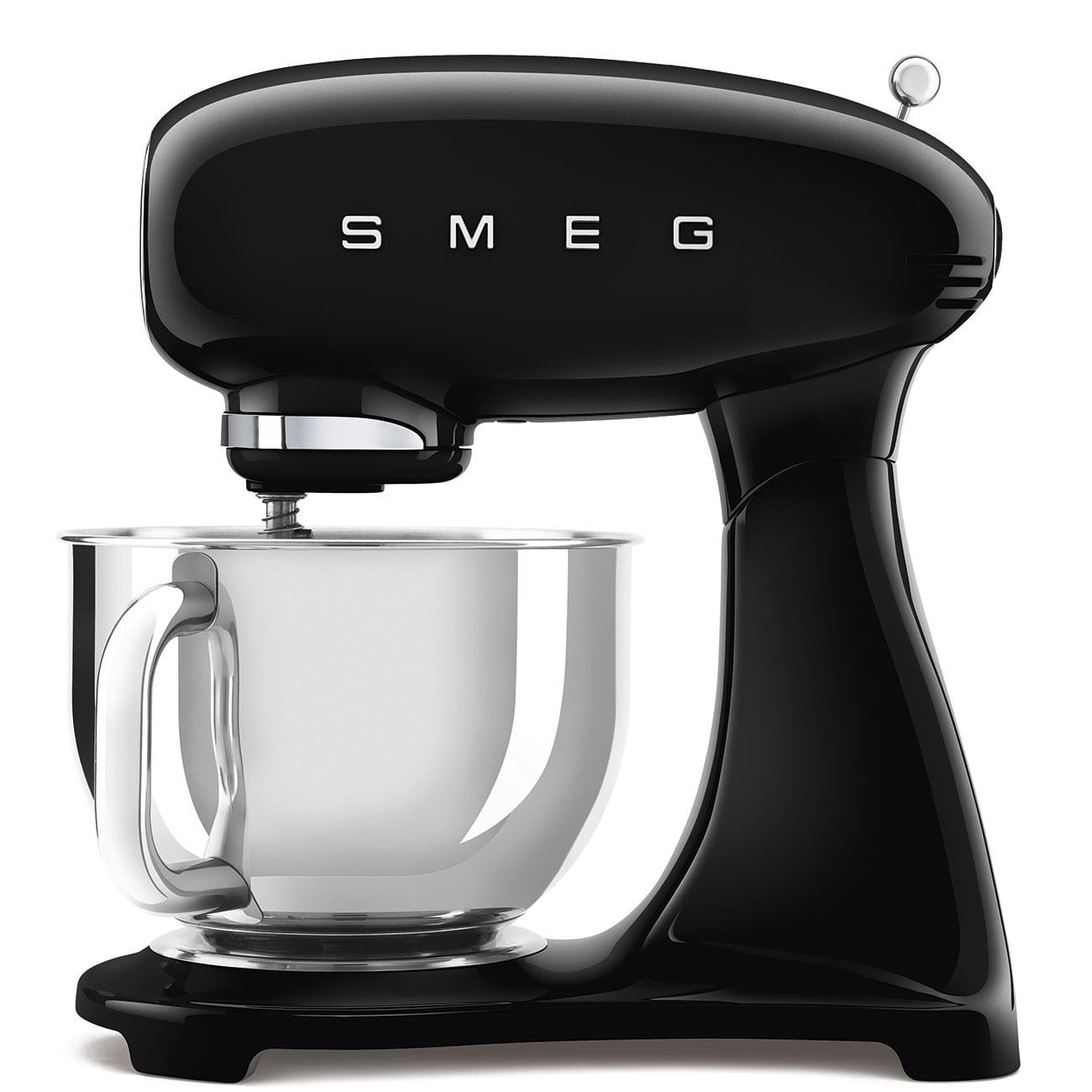 SMEG SMF05 Stand Mikser - Hamur Yoğurma 50's Style Komple Siyah Gövde
