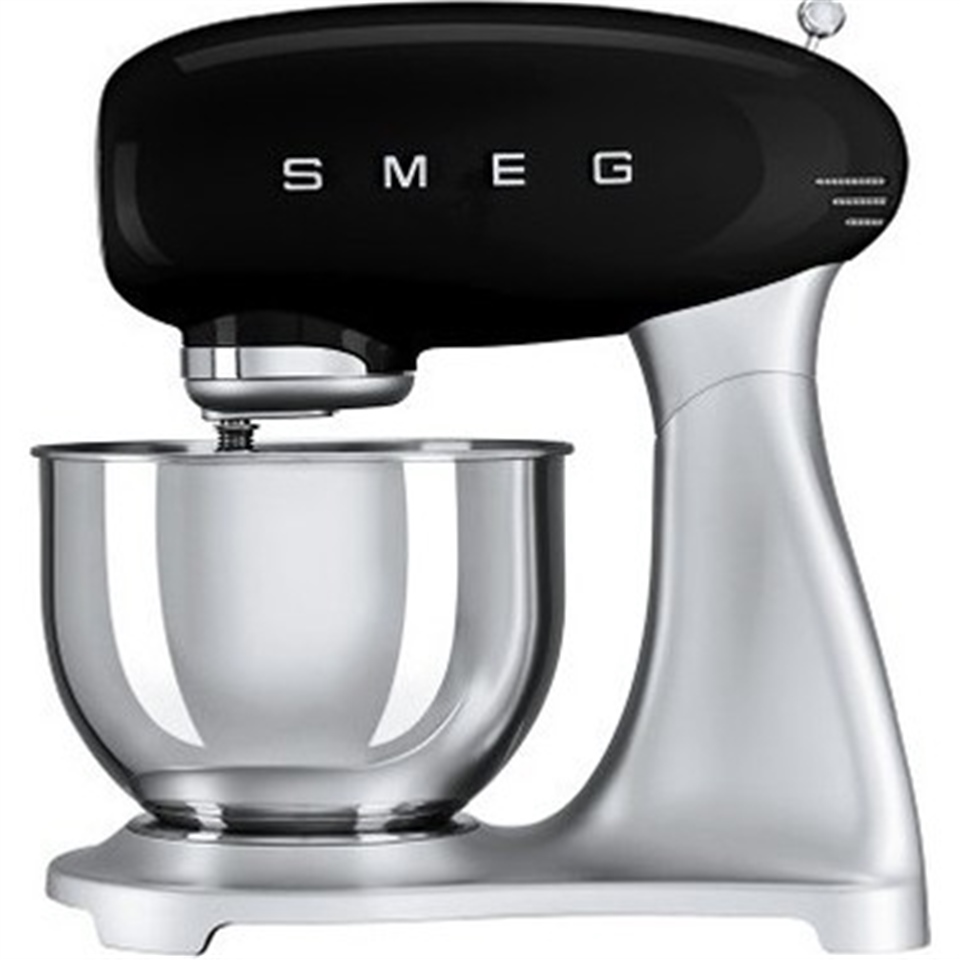 Smeg Yarim Boyali Siyah Stand Mikser - SMF02BLEU