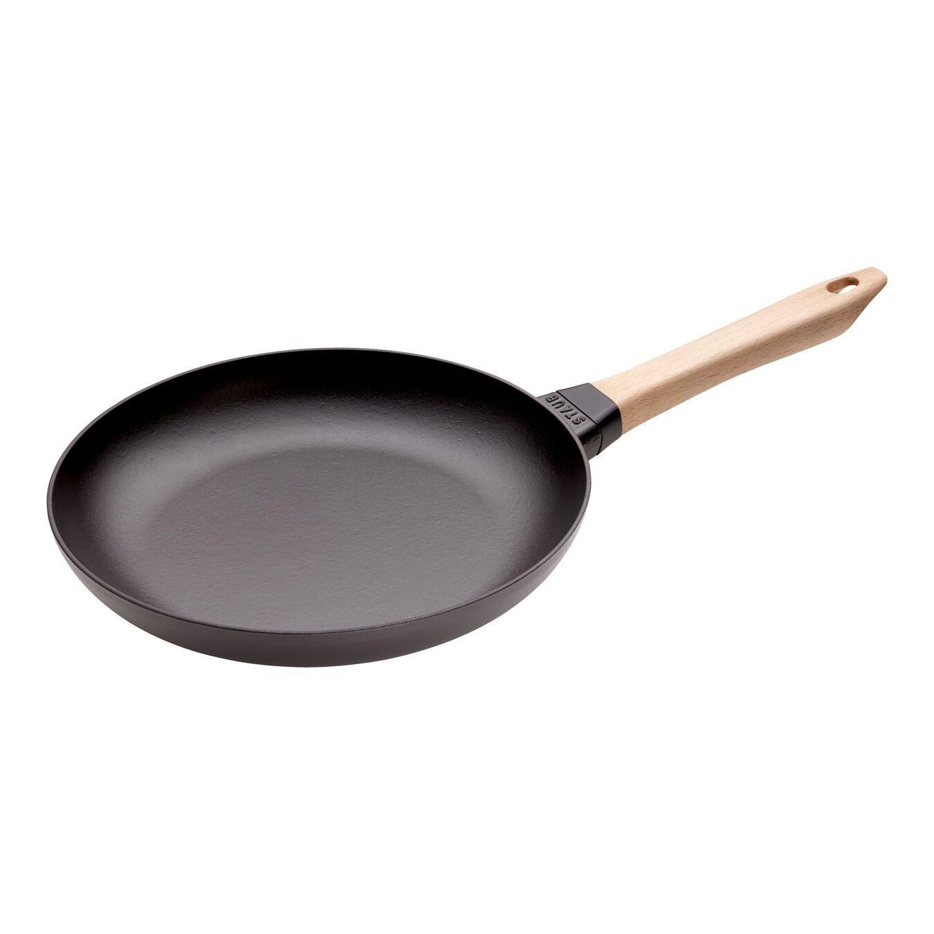 Staub 28cm Ahşap Tutacaklı Demir Döküm Kızartma Tavası - 405119530